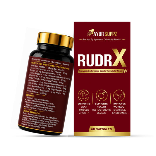 RudrX – Strength, Stamina , Recovery, Lean Muscle & Testosterone Support for Men