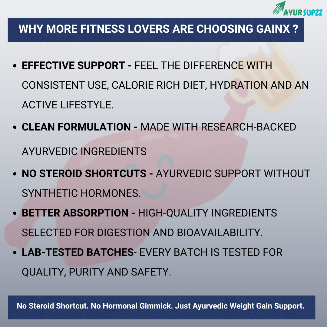Gain X – Ayurvedic Weight Gain Support Formula