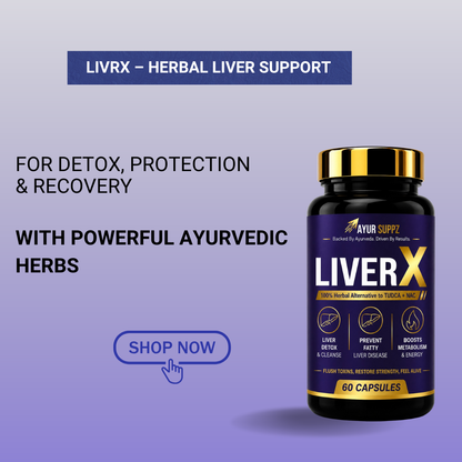LivRX Ayurvedic Liver Detox Support Capsules