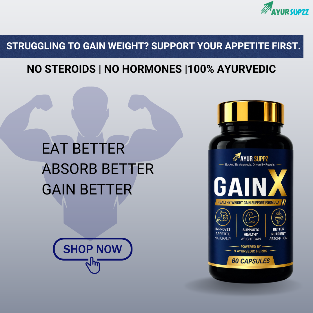 Gain X – Ayurvedic Weight Gain Support Formula