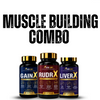 Muscle Building Combo — Gain X + RudrX + LivrX