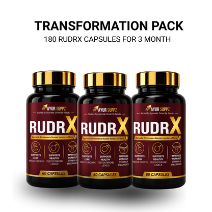 RudrX – Strength, Stamina , Recovery, Lean Muscle & Testosterone Support for Men